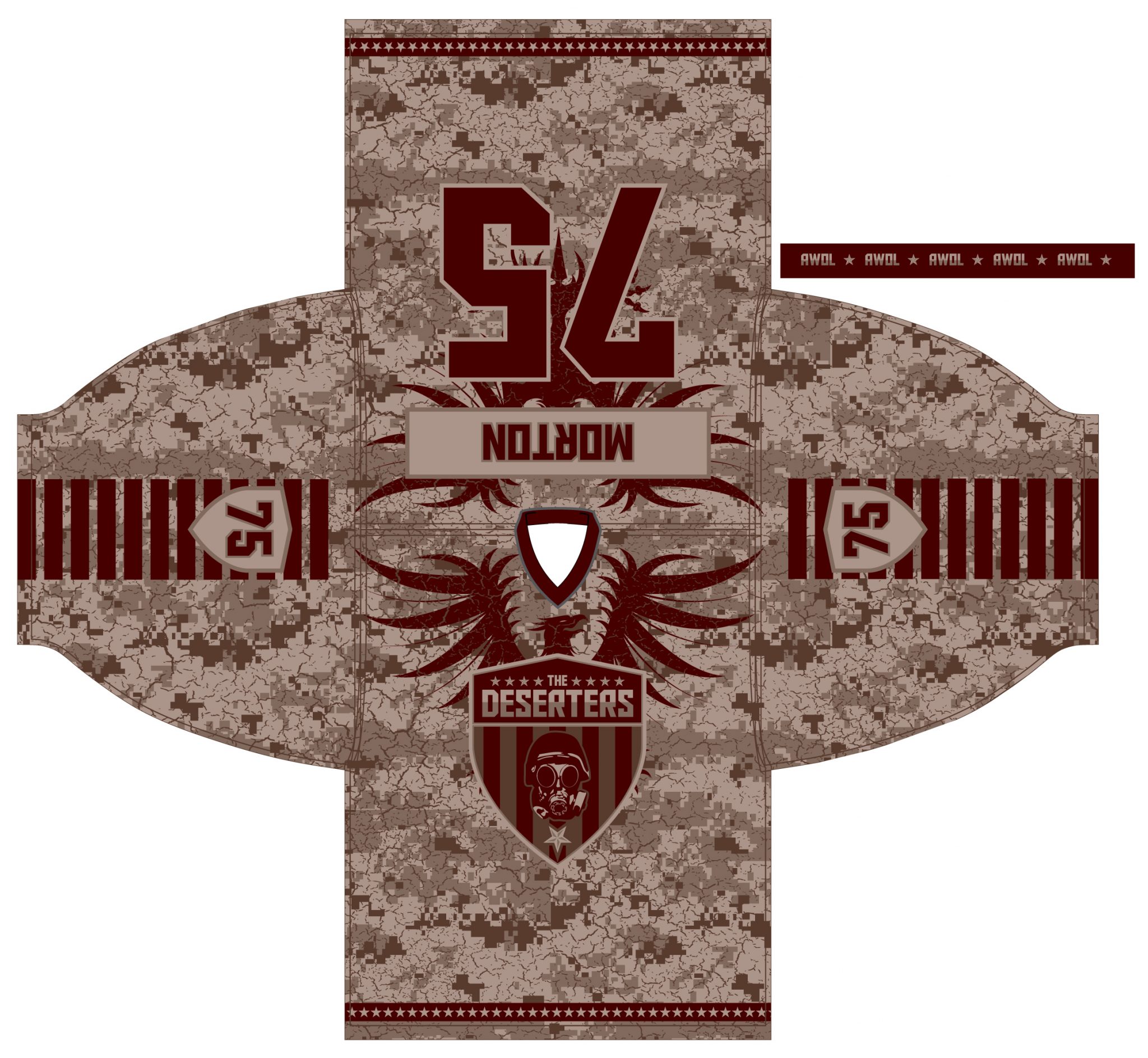 The Deserters Custom Roller Hockey Jersey