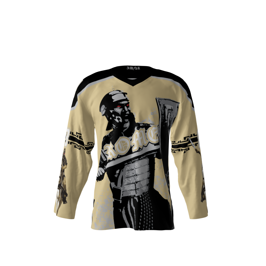 Rome Vegas Gold Hockey Jersey Front