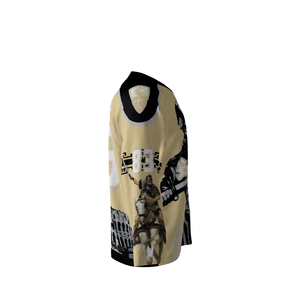 Rome Vegas Gold Hockey Jersey Right