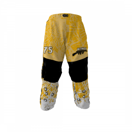 Hitmen Gold Custom Dye Sublimated Roller Hockey Pants