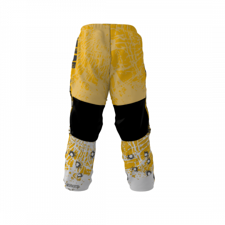 Hitmen Gold Custom Dye Sublimated Roller Hockey Pants