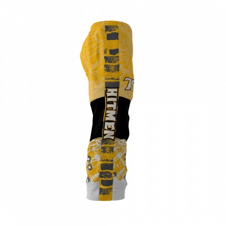 Hitmen Gold Custom Dye Sublimated Roller Hockey Pants