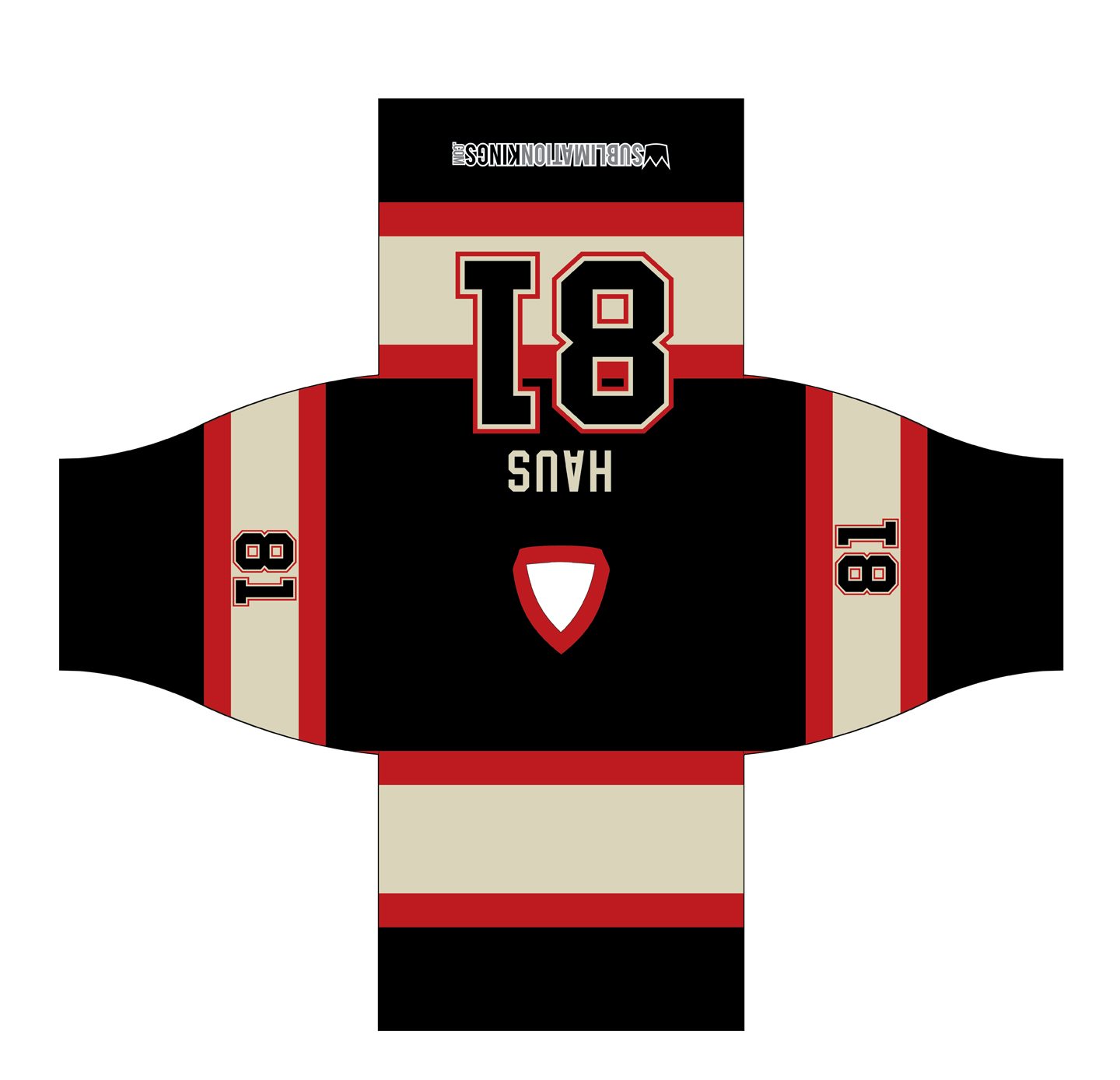 Chicago 1934 Hockey Jersey Black