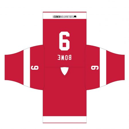 Detroit 1992 Hockey Jersey Red