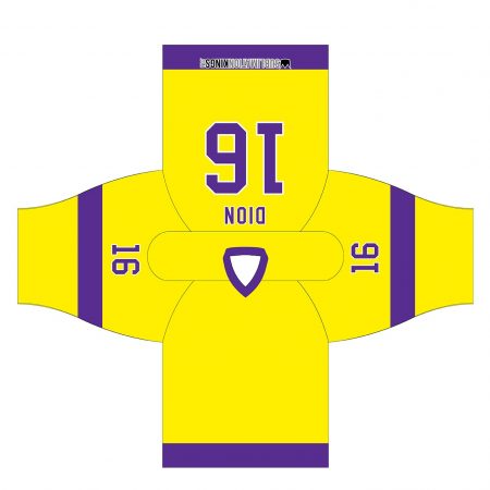 LA 1980 Hockey Jersey Yellow