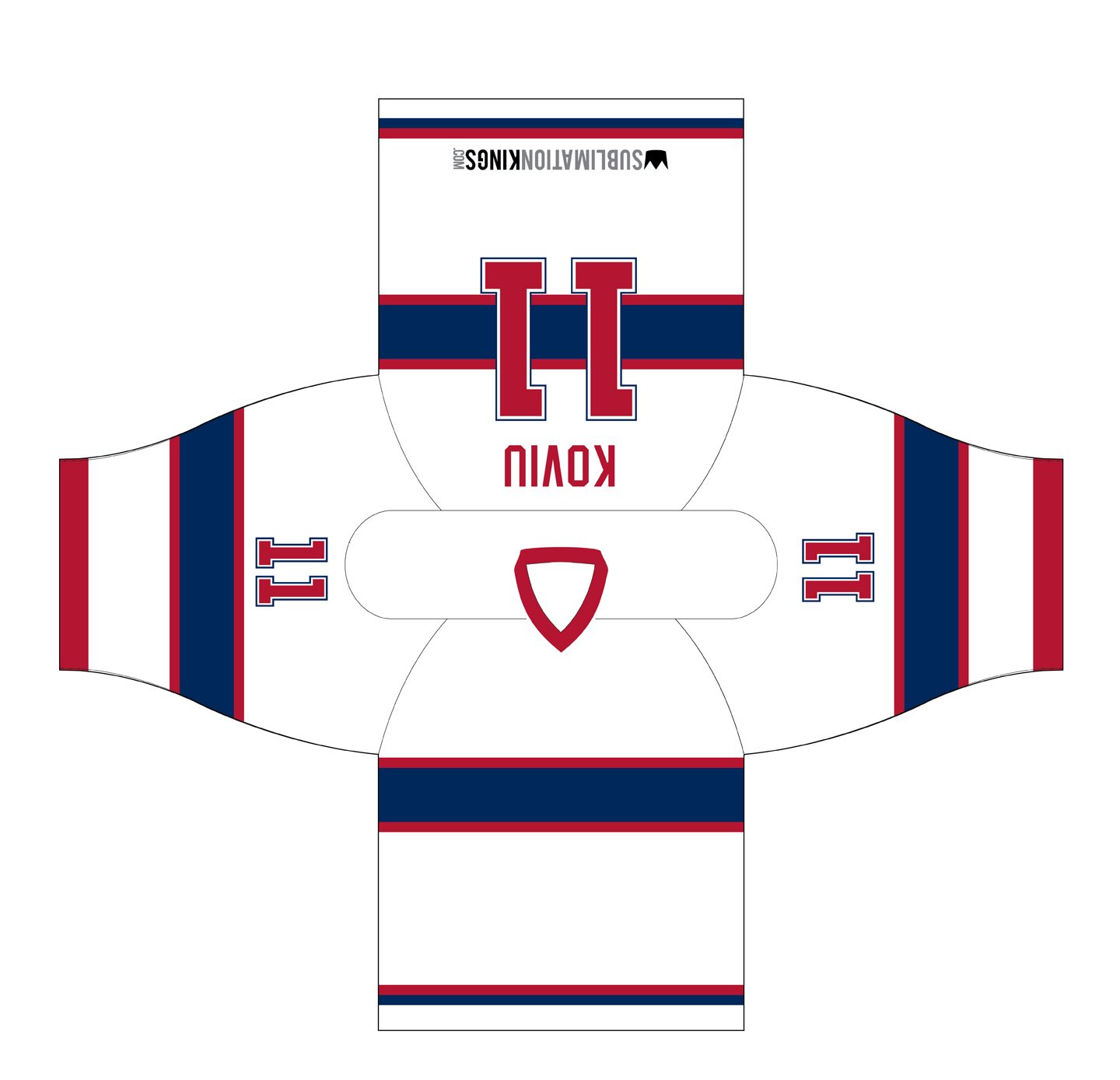 Montreal 1945 Hockey Jersey White