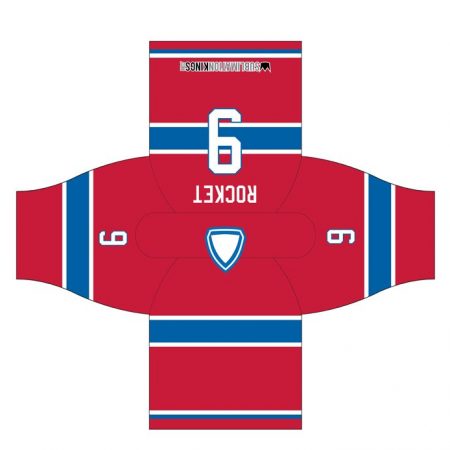 Montreal 1974 Hockey Jersey Red