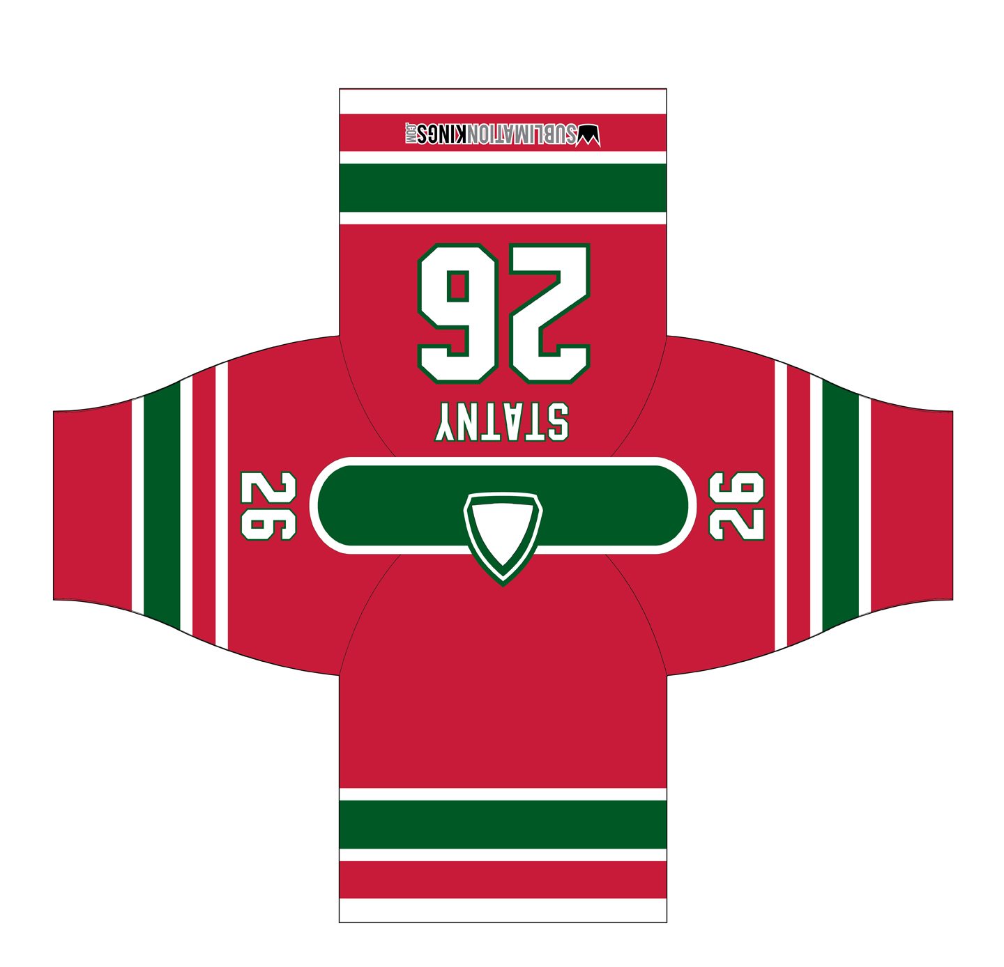 New Jersey 1982 Hockey Jersey Red