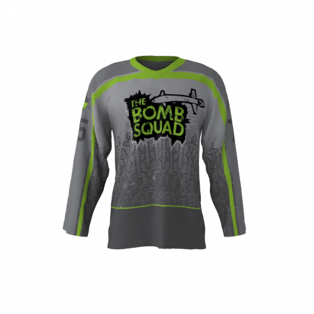 The Bomb Squad Gray Hockey Jersey
