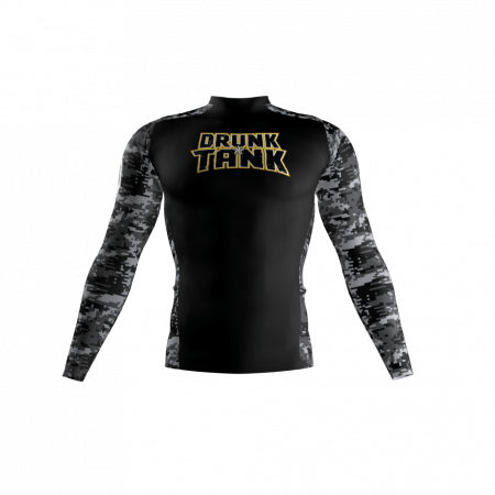 Drunk Tank Custom Compression Shirt Front