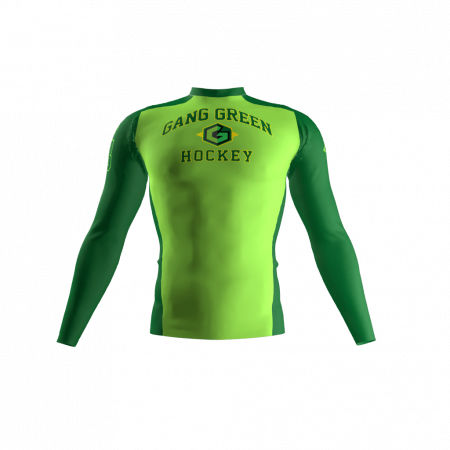 Gang Green Custom Compression Shirt Front
