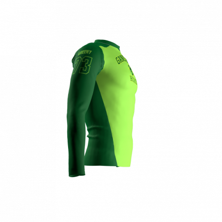 Gang Green Custom Compression Shirt Left