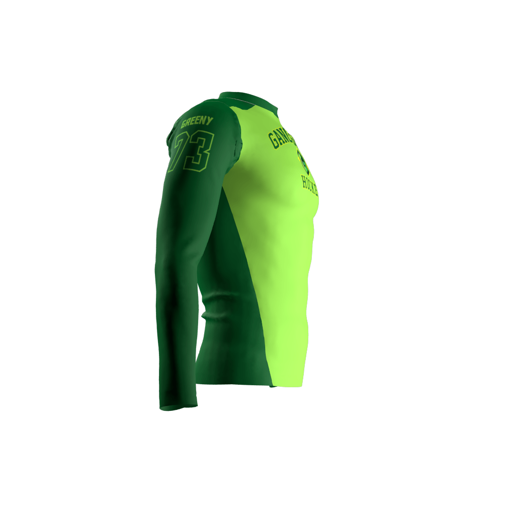 Gang Green Custom Compression Shirt Left
