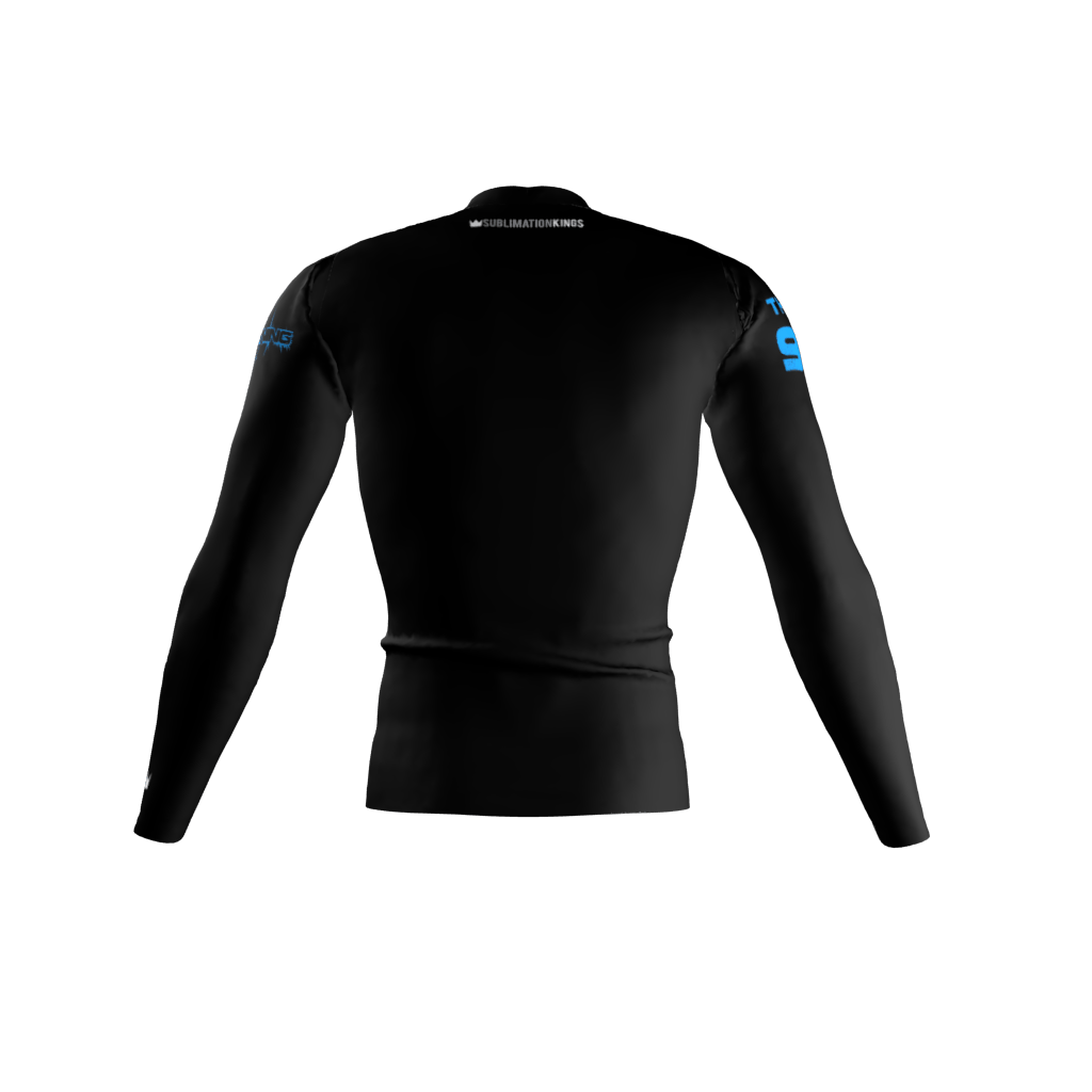 Lightning Custom Compression Shirt Back