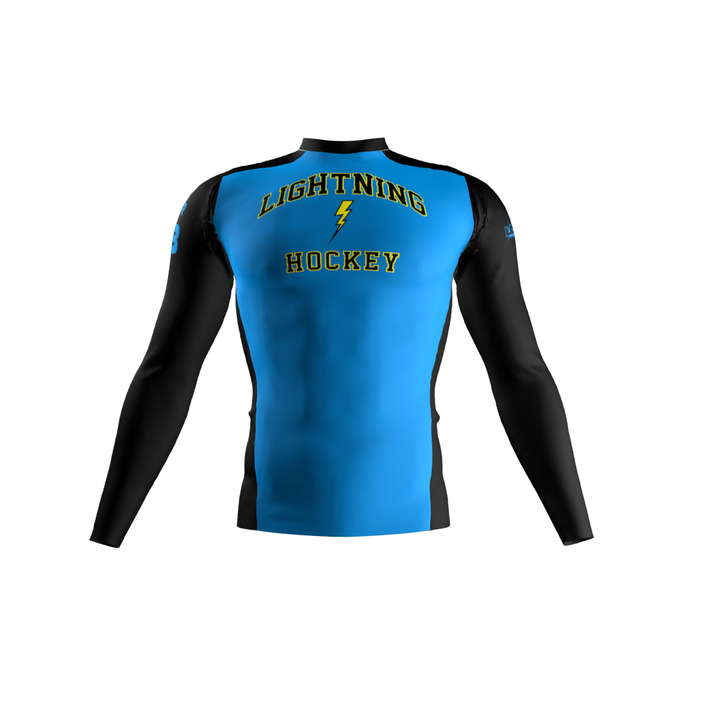 Lightning Custom Compression Shirt Front