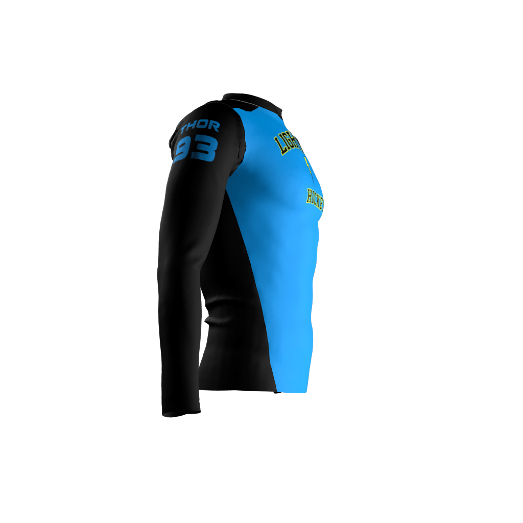 Lightning Custom Compression Shirt Right
