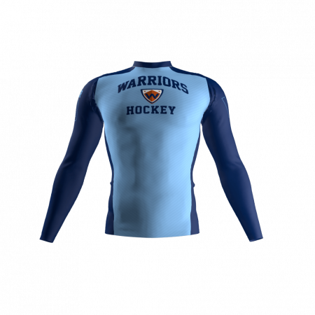 Warriors Custom Compression Shirt Front