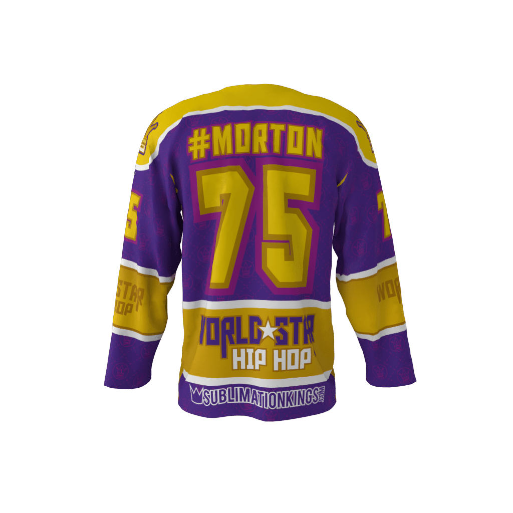 World Star Hip Hop Custom Roller Hockey Jersey