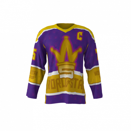 World Star Hip Hop Custom Roller Hockey Jersey