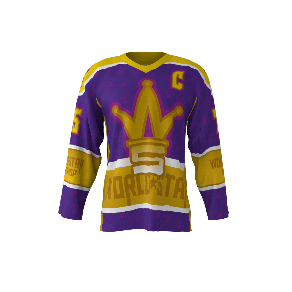 World Star Hip Hop Custom Roller Hockey Jersey
