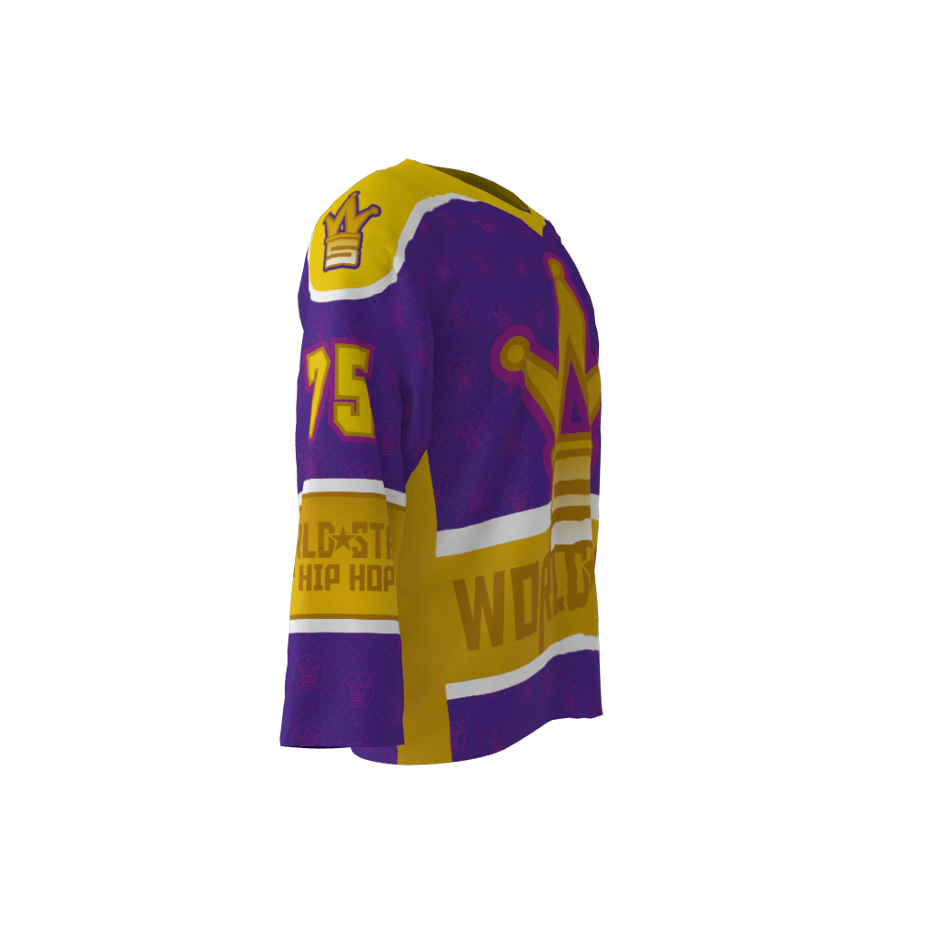 World Star Hip Hop Custom Roller Hockey Jersey