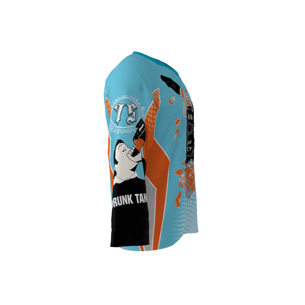 Drunk Tank Blue Hockey Jersey - Image 4