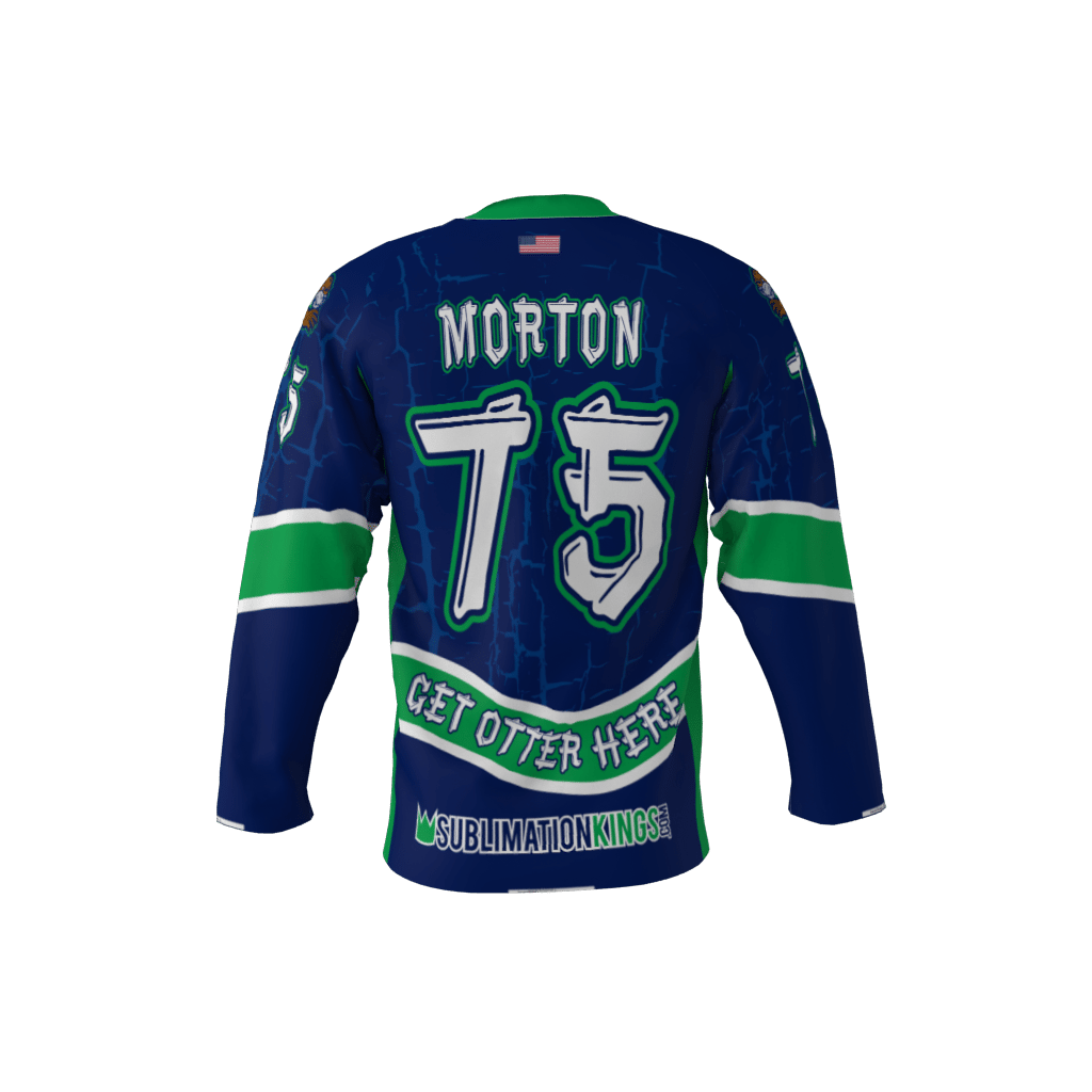 Earth Otters Custom Hockey Jersey