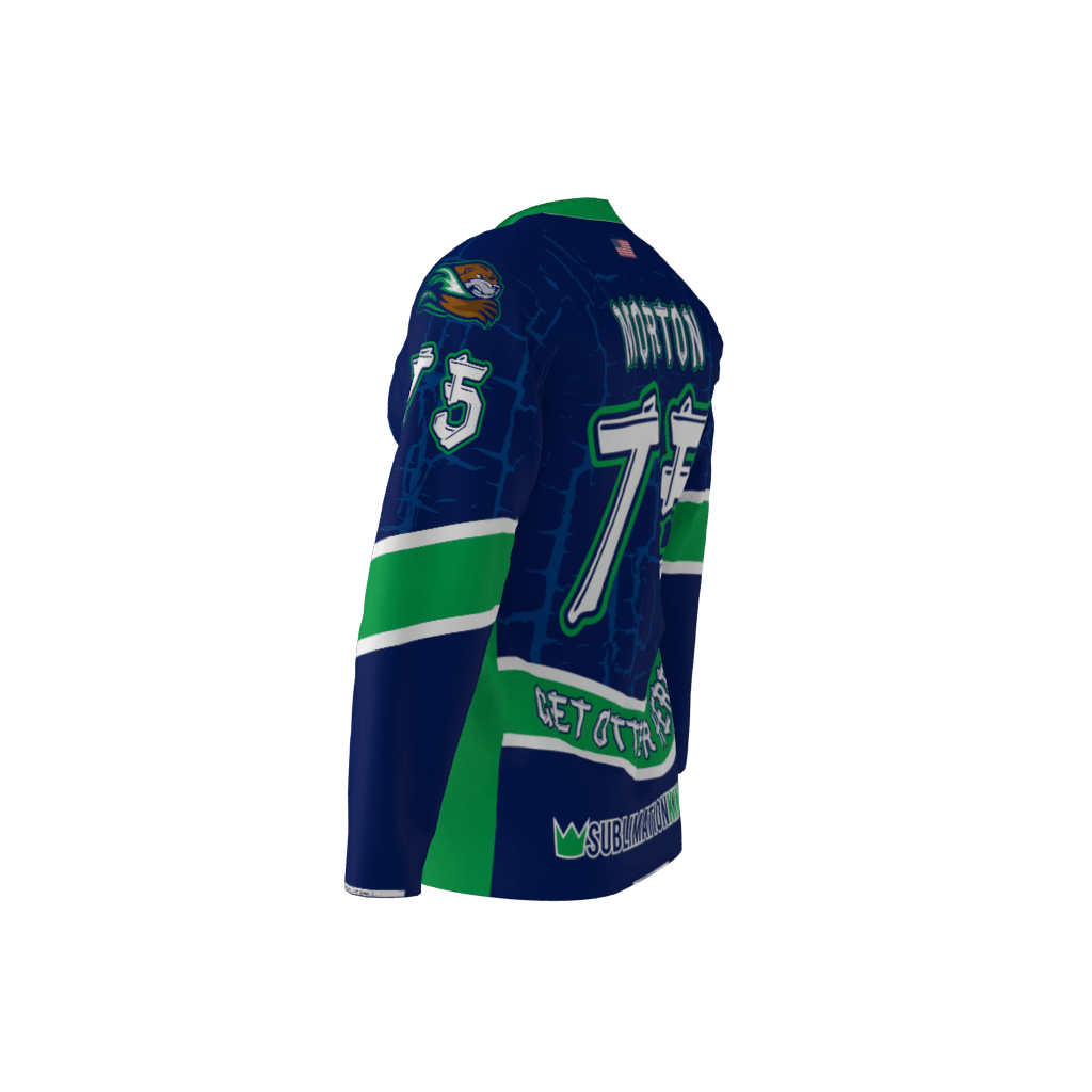 Earth Otters Custom Hockey Jersey