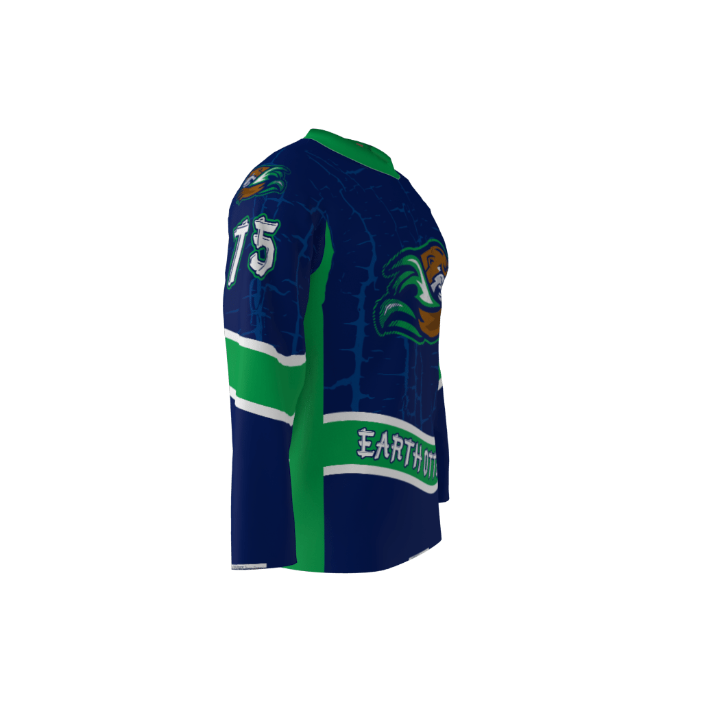 Earth Otters Custom Hockey Jersey