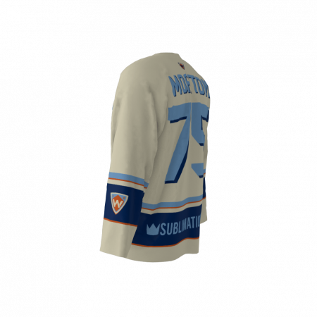 Warriors Vintage Custom Hockey Jersey