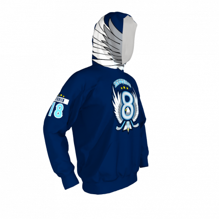 Custom Sublimated Section 8 Hockey Hoodie Front