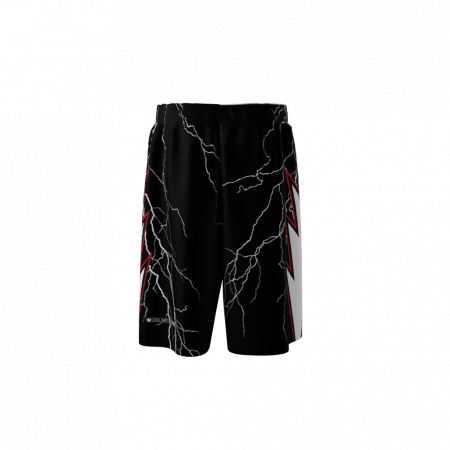 High Tension Custom Sublimated Softball Shorts Back