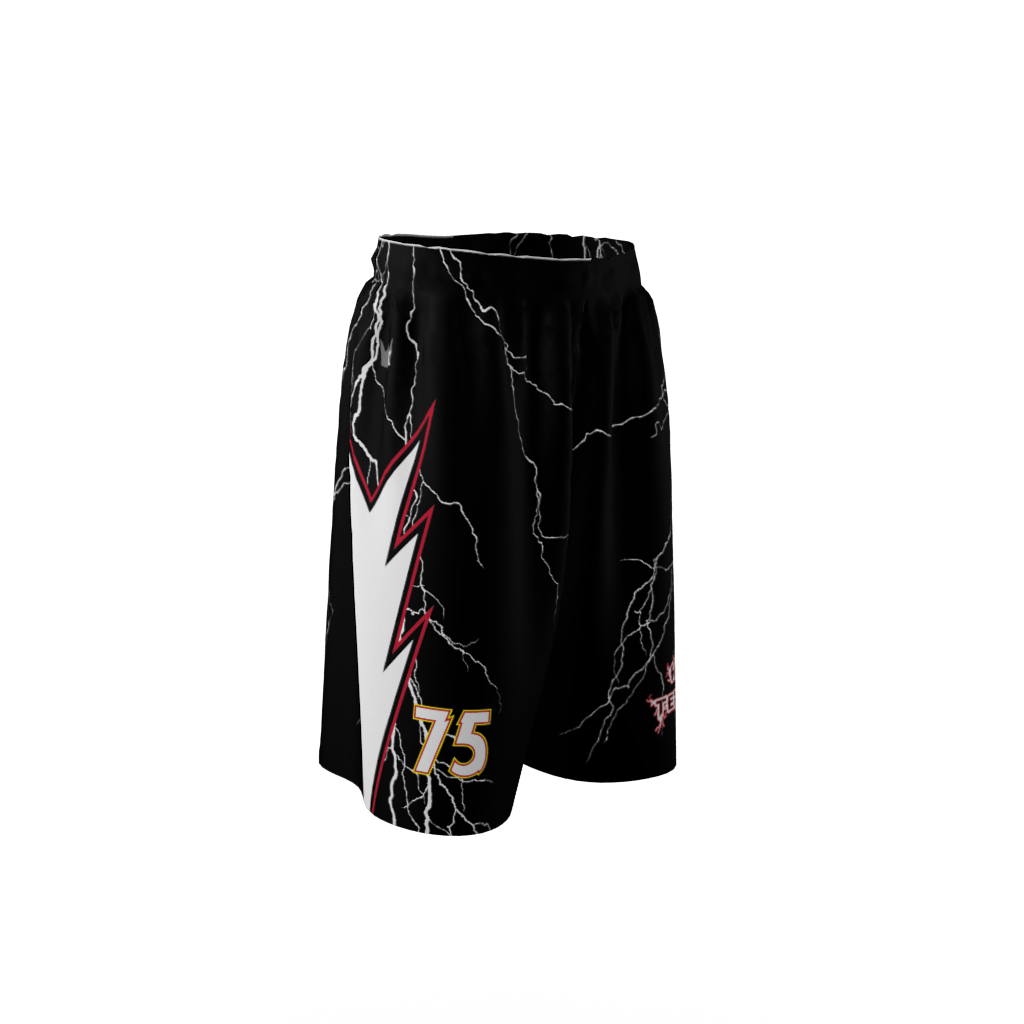 High Tension Custom Sublimated Softball Shorts Right Side