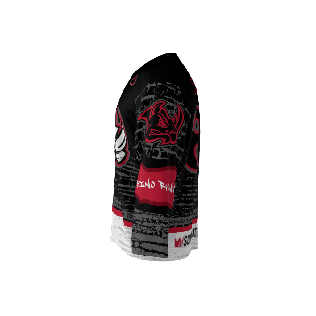 Albino Rhinos Custom Roller Hockey Jersey