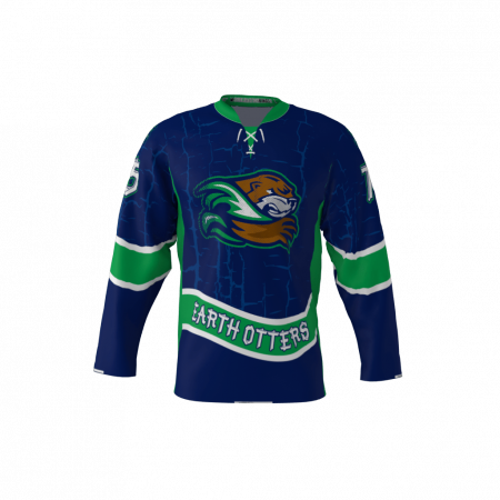 Earth Otters Custom Hockey Jersey