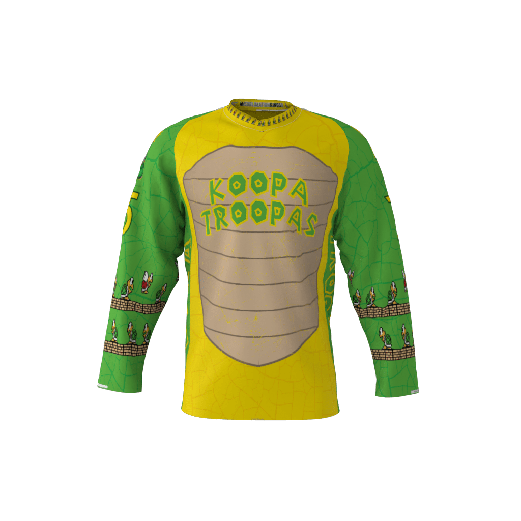 Koopa Troopas Custom Roller Hockey Jersey