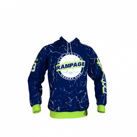 Rampage Custom Sublimated Ice Hockey Hoodie