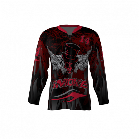 Smoke Custom Hockey Jersey