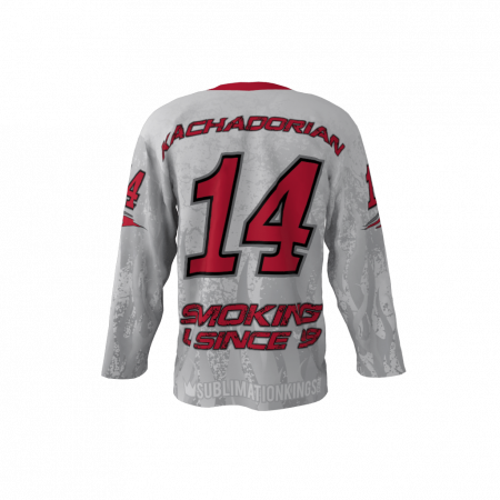 Smoke Custom Hockey Jersey
