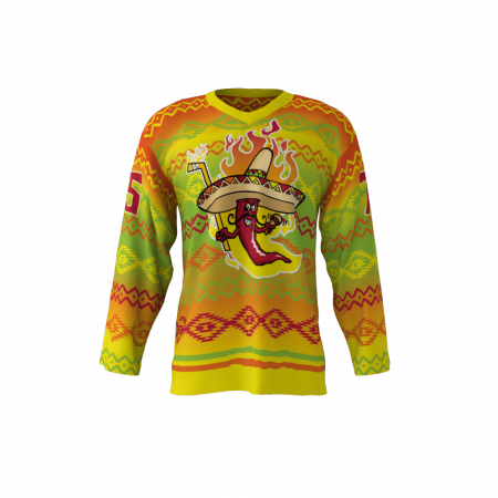 Caliente Pantalones Custom Hockey Jersey