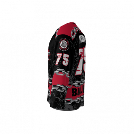 Bulldogs Black Custom Hockey Jersey