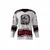 Bulldogs White Custom Hockey Jersey