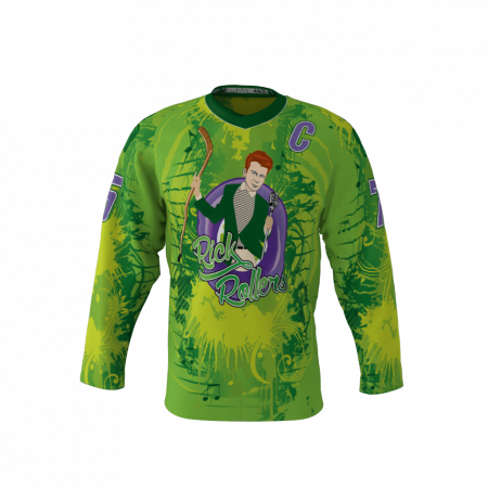 Rick Rollers Custom Hockey Jersey