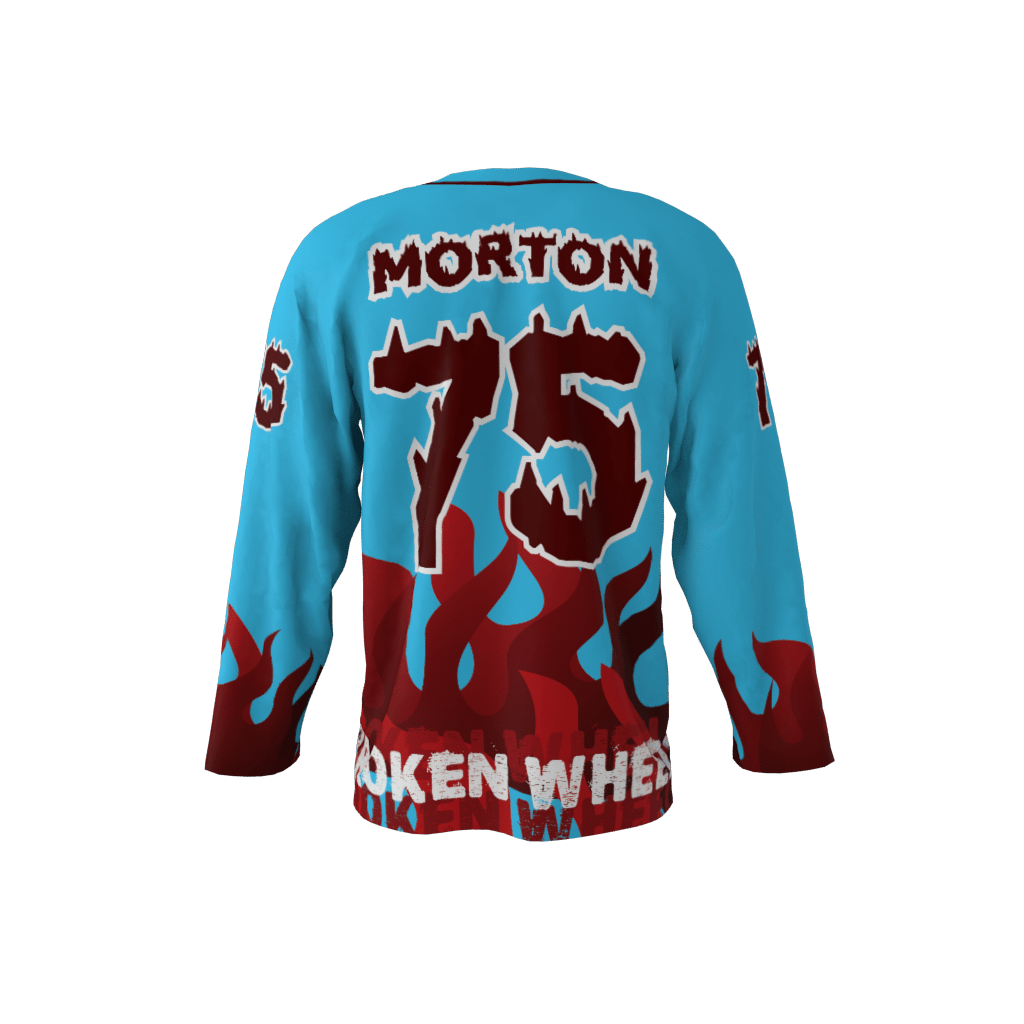 Broken Wheels Custom Hockey Jersey