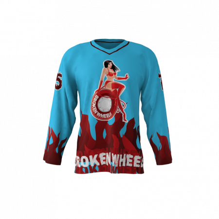 Broken Wheels Custom Hockey Jersey