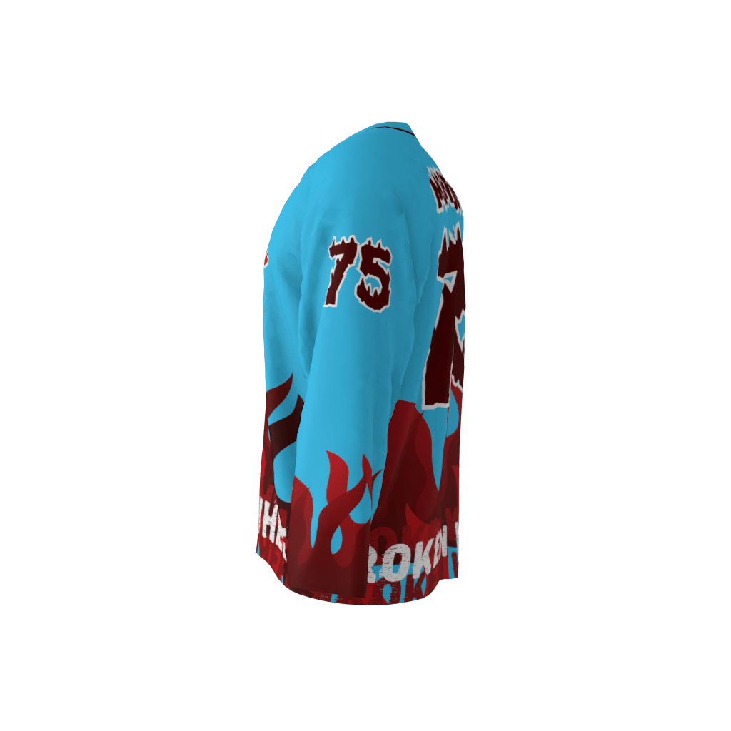 Broken Wheels Custom Hockey Jersey