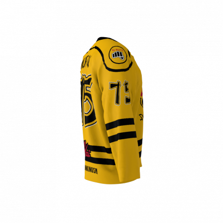 Cobra Kai Gold Custom Hockey Jersey