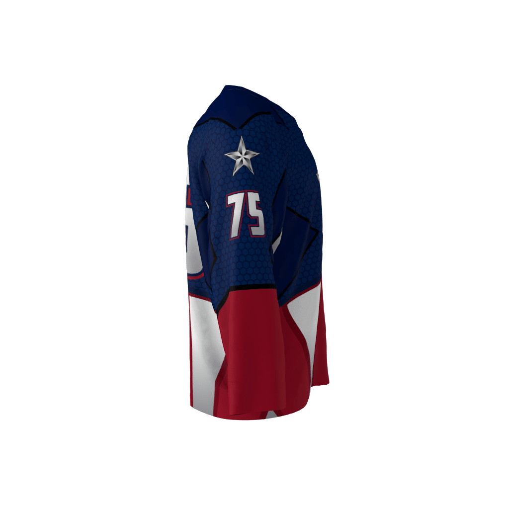 American Captain Custom Dye Sublimated Roller Hockey Jersey