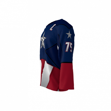 American Captain Custom Dye Sublimated Roller Hockey Jersey