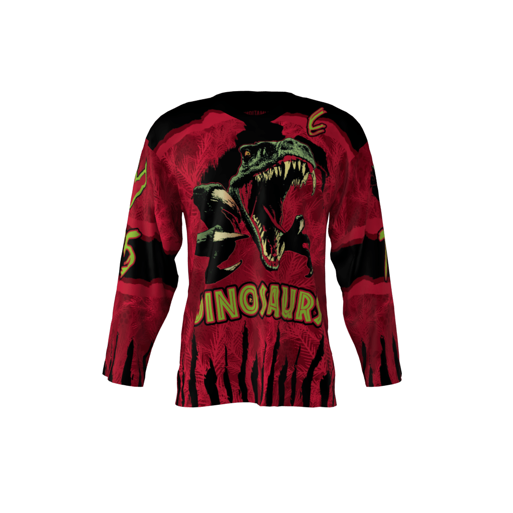 Dinosaurs Custom Hockey Jersey